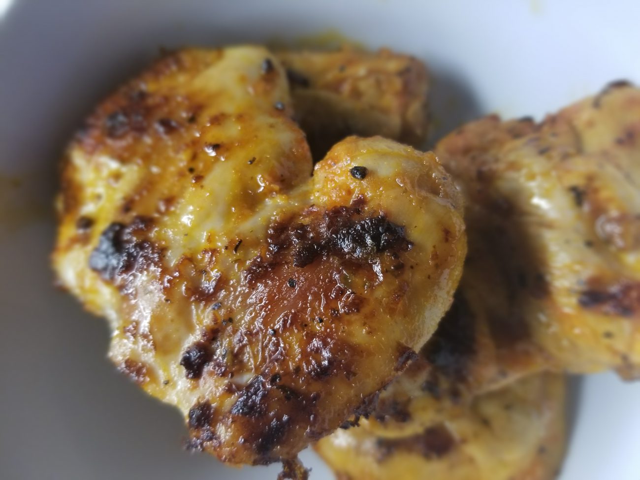 Airfried Chicken Thighs (with parchment paper)