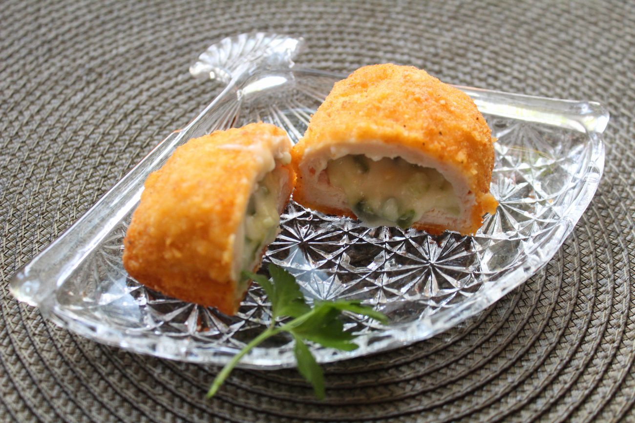AirGO cook frozen Stuffed Chicken Breast