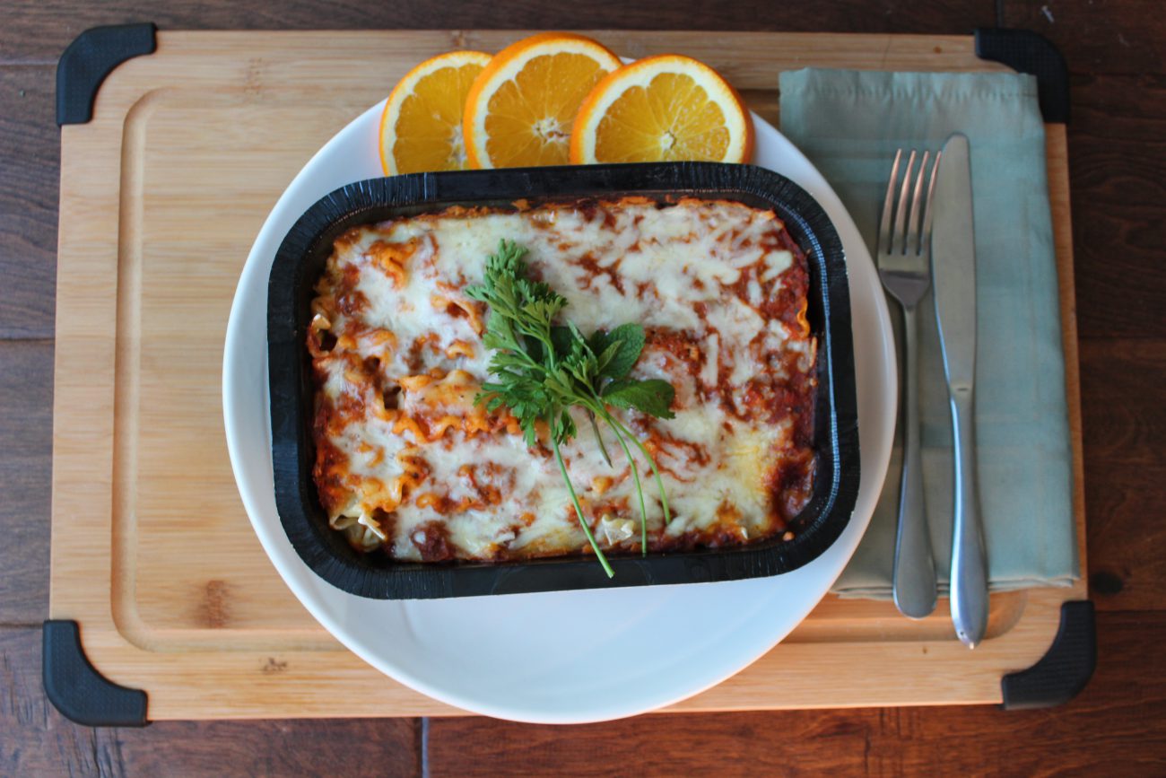 AirGO cook frozen Lasagna