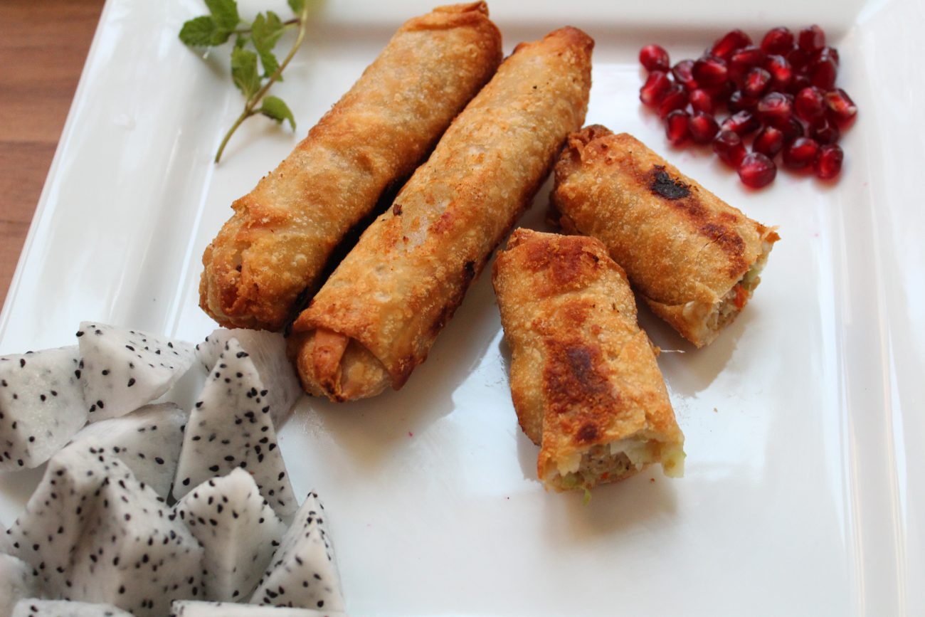 AirGO cook Costco frozen Spring Rolls