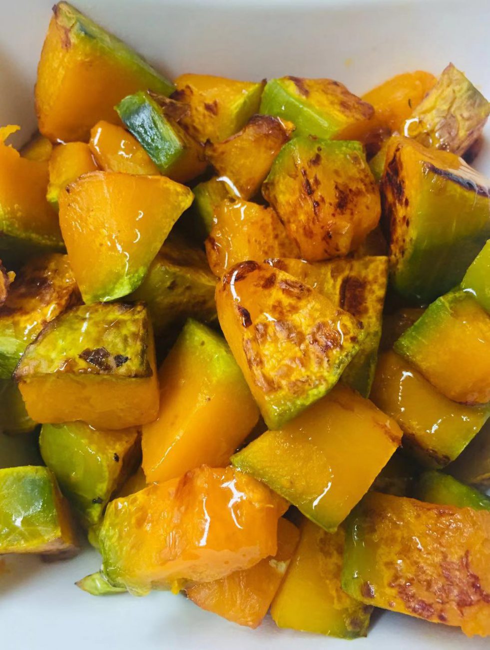 Roasted Squash with Honey