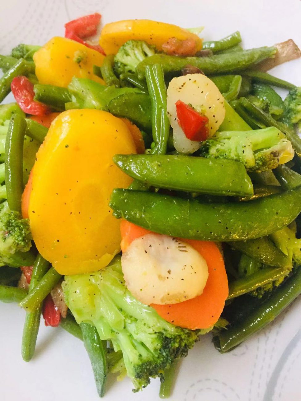 AirGO stir fried frozen vegetable