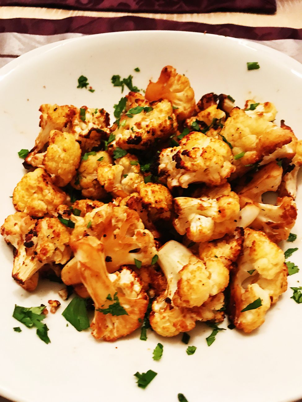 Roasted Miso Cauliflower