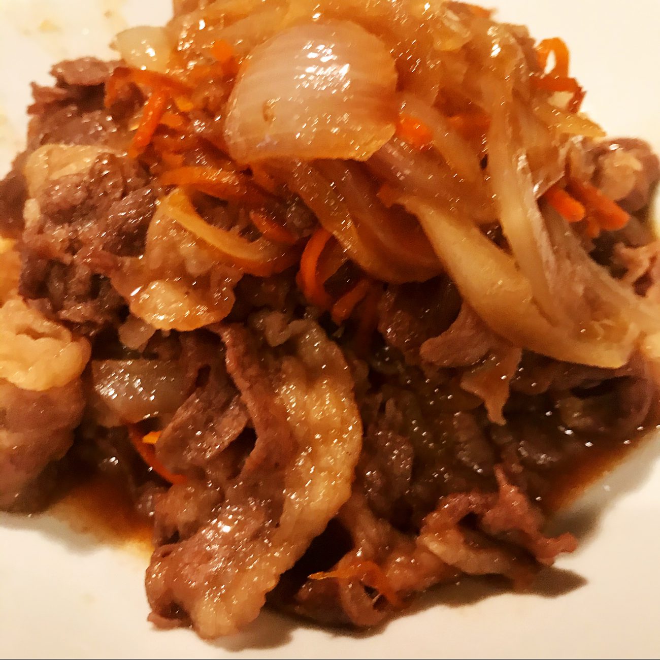 Korean beef bulgogi