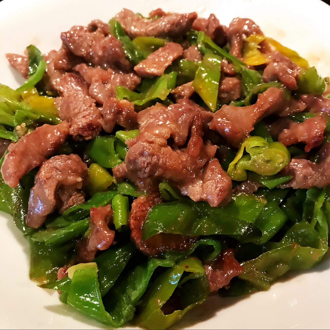 Beef grilled Shishito pepper