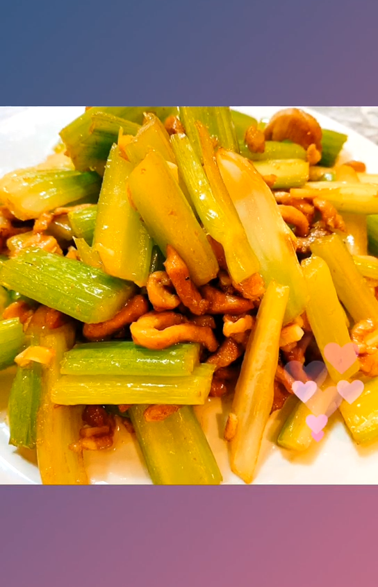 芹菜炒肉丝