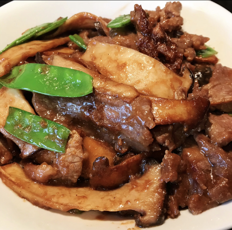 Sa Cha Beef with King Oyster Mushroom